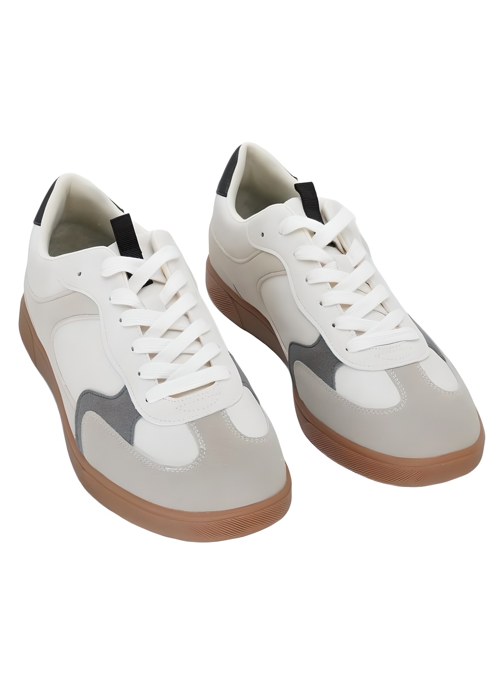 Blowfish Malibu Tastic Lace Up Sneaker White Sand Faux Leather Size 11M